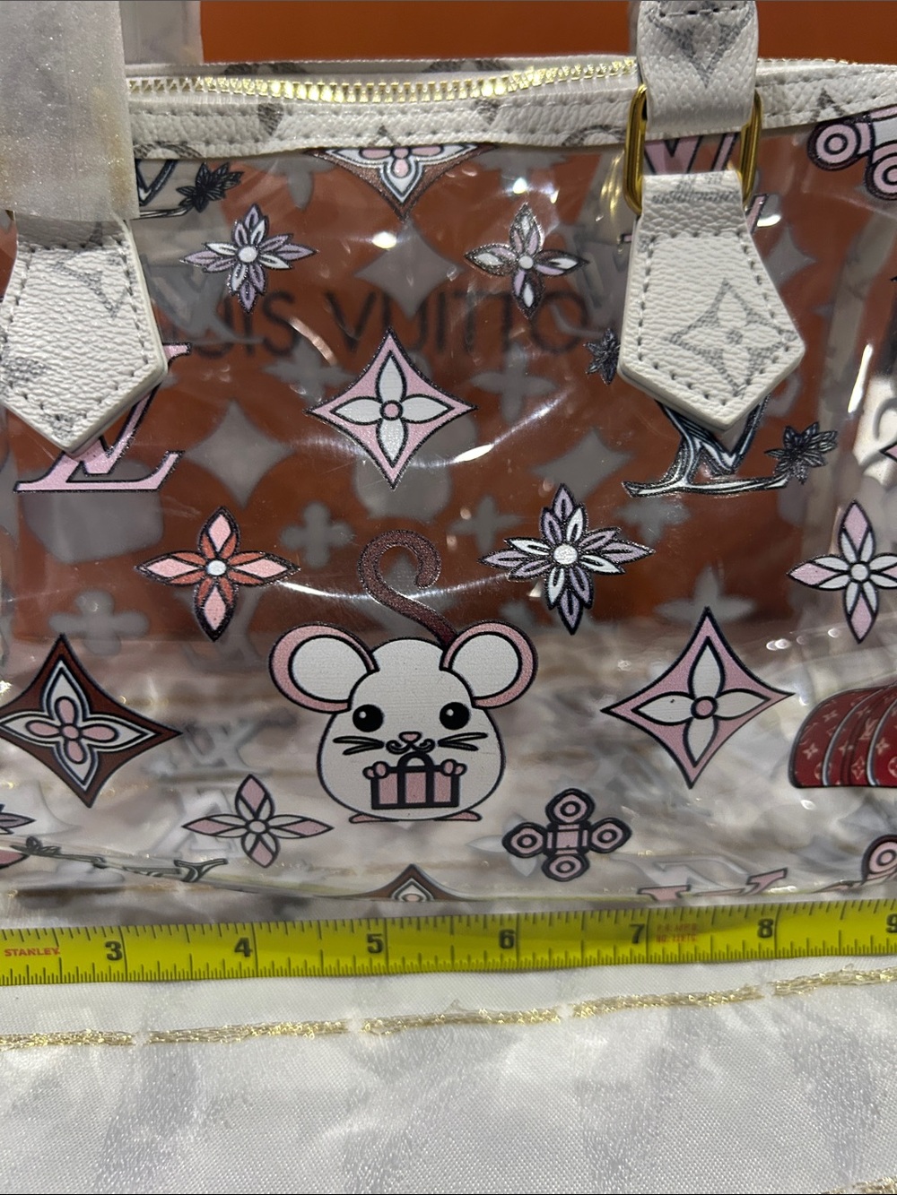 New Cute Fashion Designer Stadium CrossBody Hand Bag & Zipper Pouch Set & Charm - Picture 8 of 14
